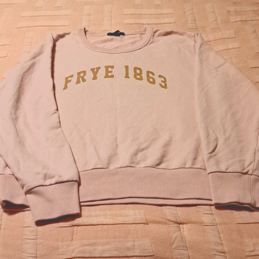 Women's Frye crew neck sweatshirt pink large